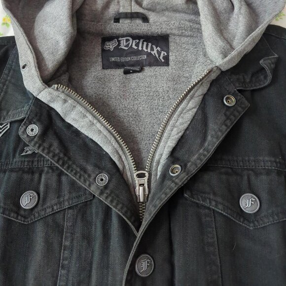 Denim hoodie-lined coat by Fox Racing - Picture 3 of 7